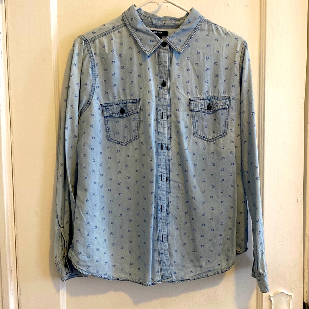 Blue chambray shirt